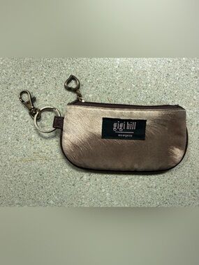 Vintage Gigi Hill Los Angeles Keychain Coin Purse Pouch